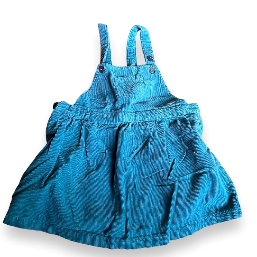 John Lewis corduroy baby girl overalls skirt size 6-9m